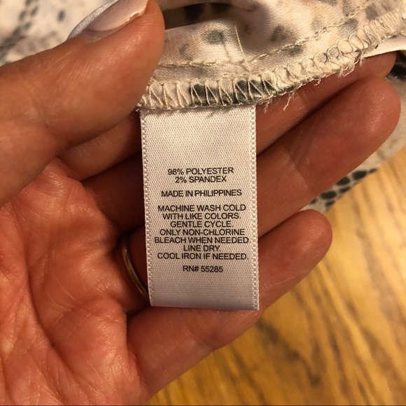 EXPRESS snake skin blouse - Picture 6 of 6